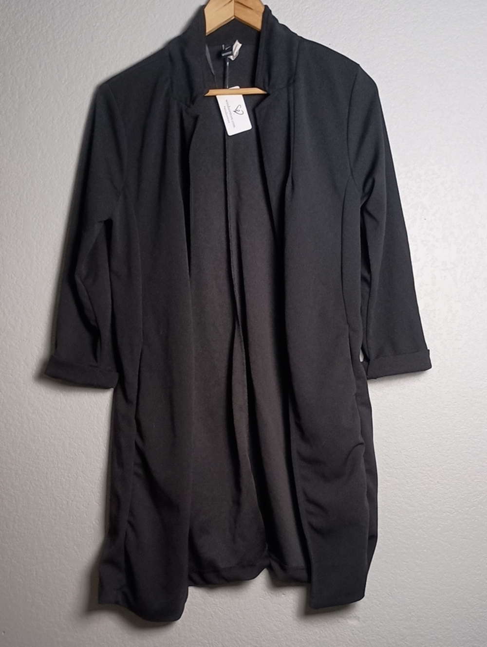 NWT Windsor Black Long Sleeve Cover Up